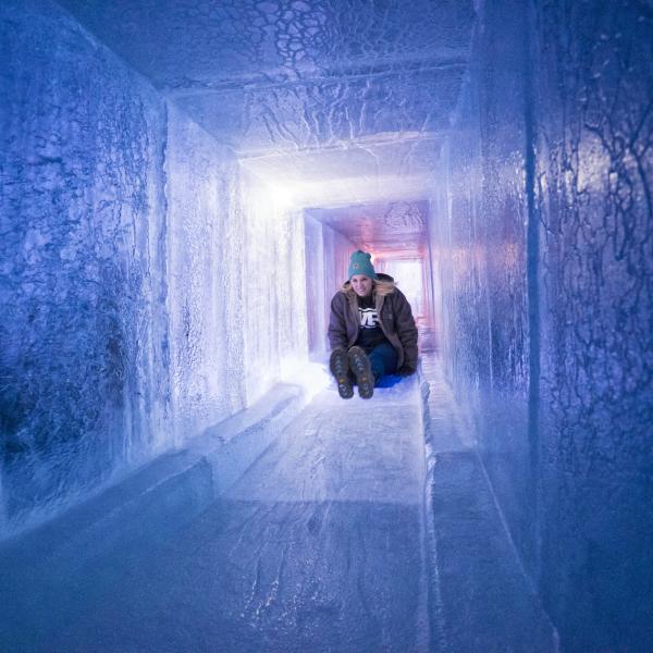 Ice Castle slide