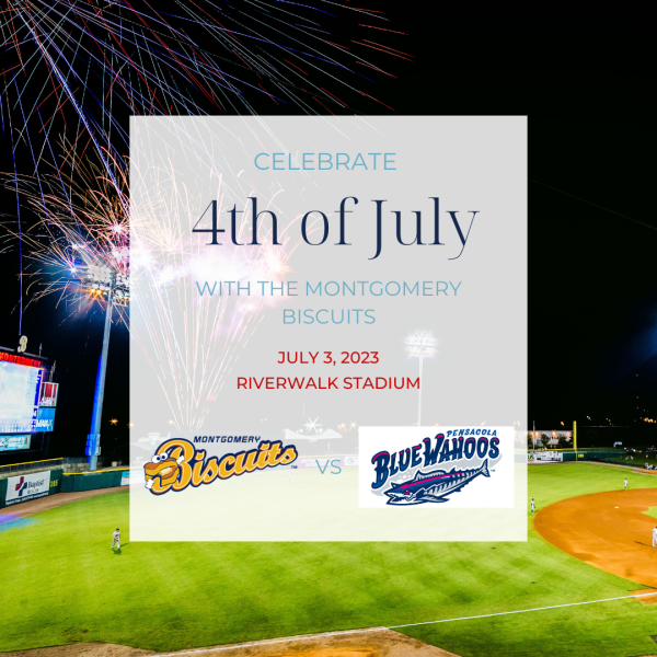 Montgomery Biscuits - 4th of July