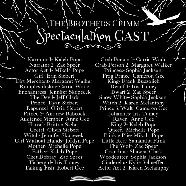 Here's a look at the talented cast involved in bringing The Brothers Grimm Spectaculathon to life.