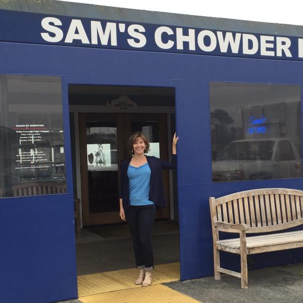 Julie Shenkman owner of Sam's Chowder House in Half Moon Bay