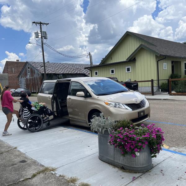 Accessible parking in Covington