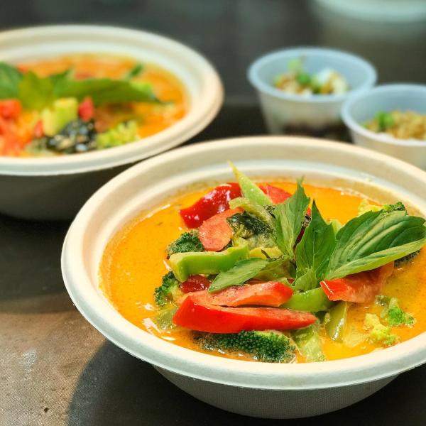 Thai curry at Silom Station