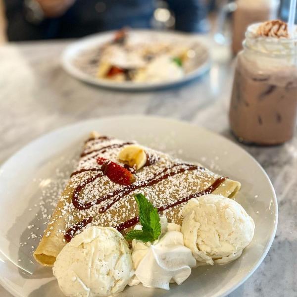 Dulce de leche crepe at Sweet Paris