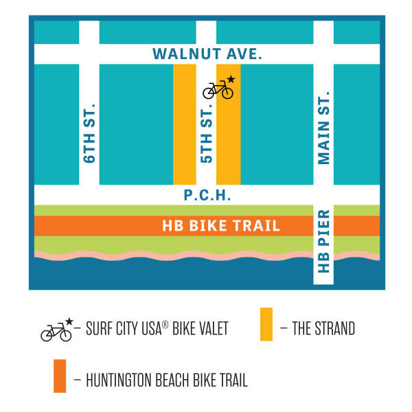 Bike Valet map