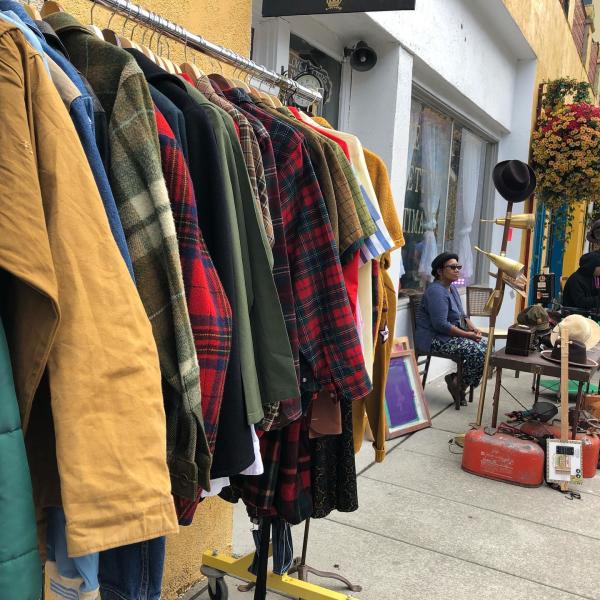 antique row flannel