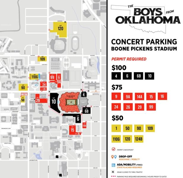 BFO Parking Map