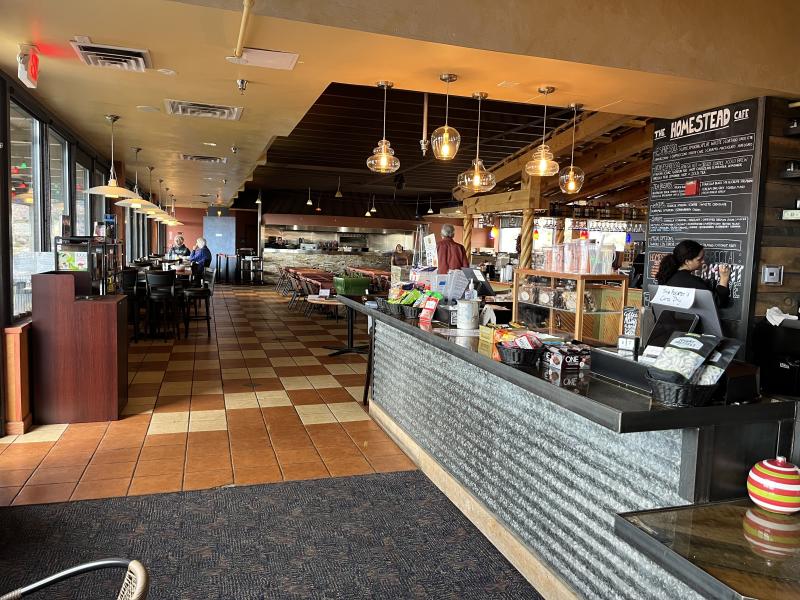 The interior of The Homestead Cafe in Albuquerque.