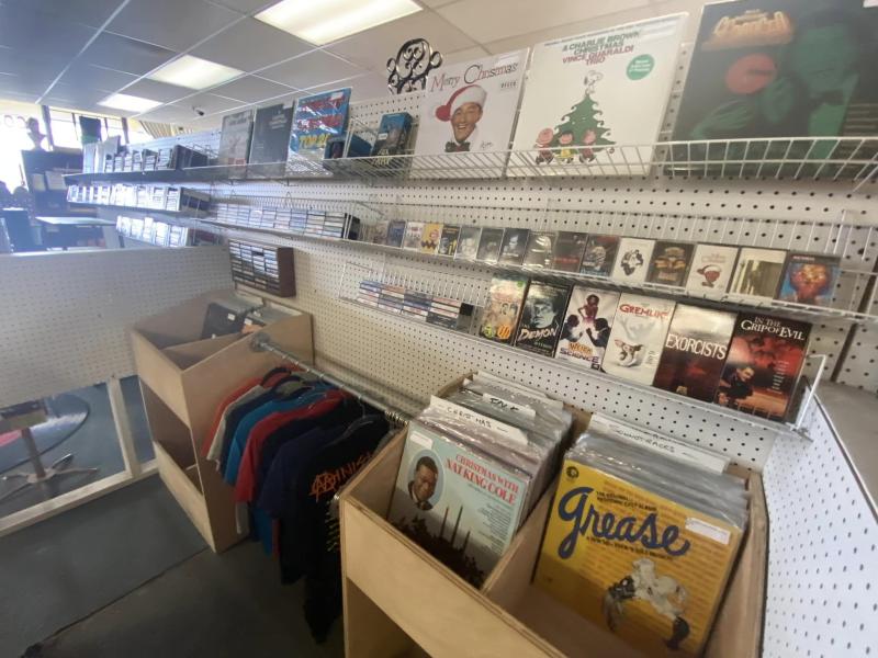 A view of Vinyl Consumption Record Shop in Past, Present & In Between Indoor Flea Market