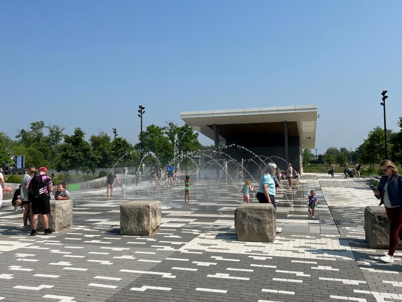 Switchyard Park Splashpad