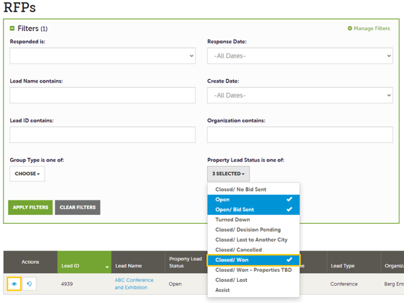 How to Add Room Pickup Information on the Lead in the Partner Portal.