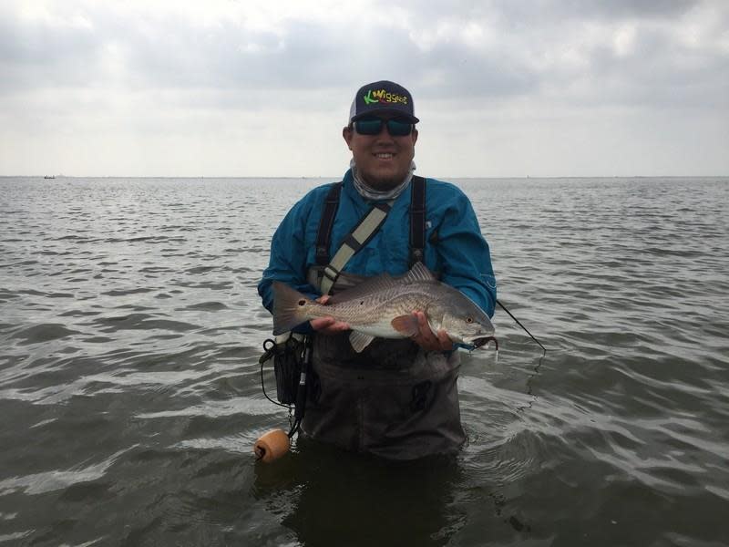 Galveston Wade Fishing Redfish Fly Fishing