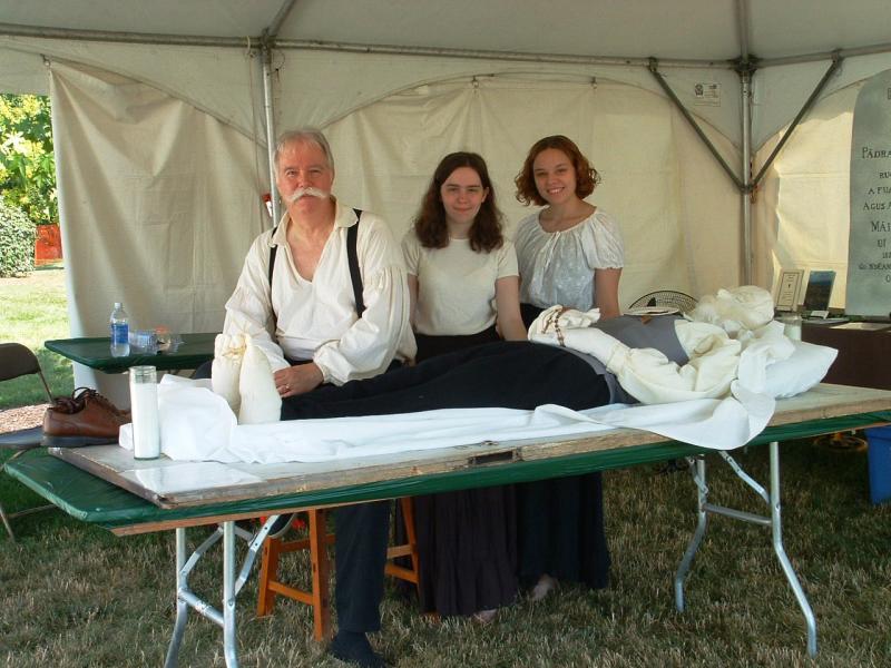 Irish Wake experience at the Dublin Irish Fesitval