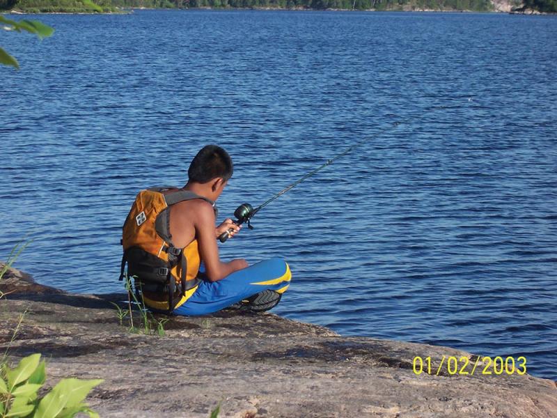 Boy Fishing