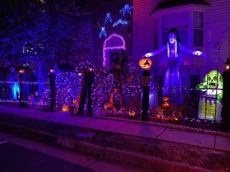 Halloween Home Lights, Lorton