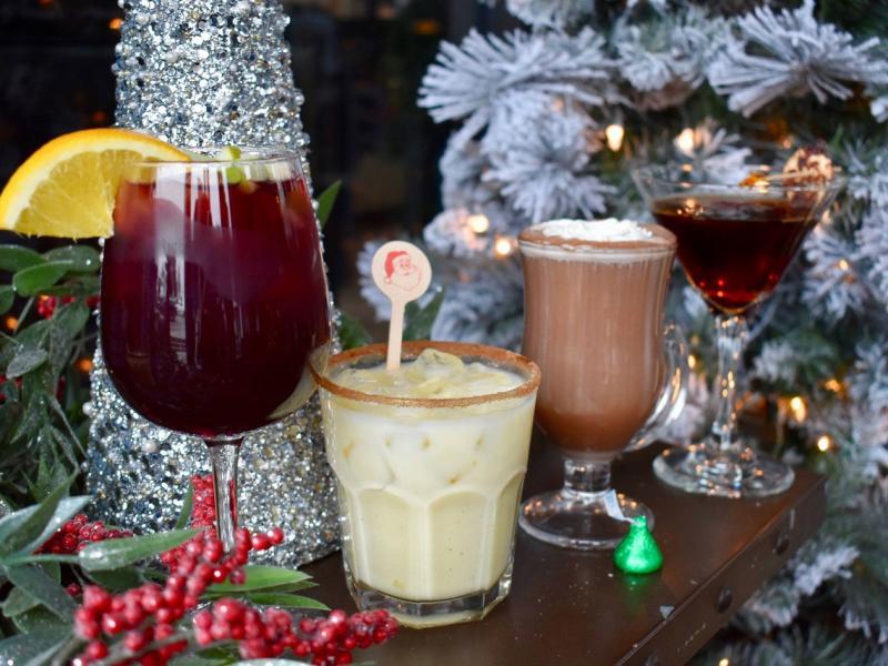 An assortment of Holiday Cocktails at NYBP