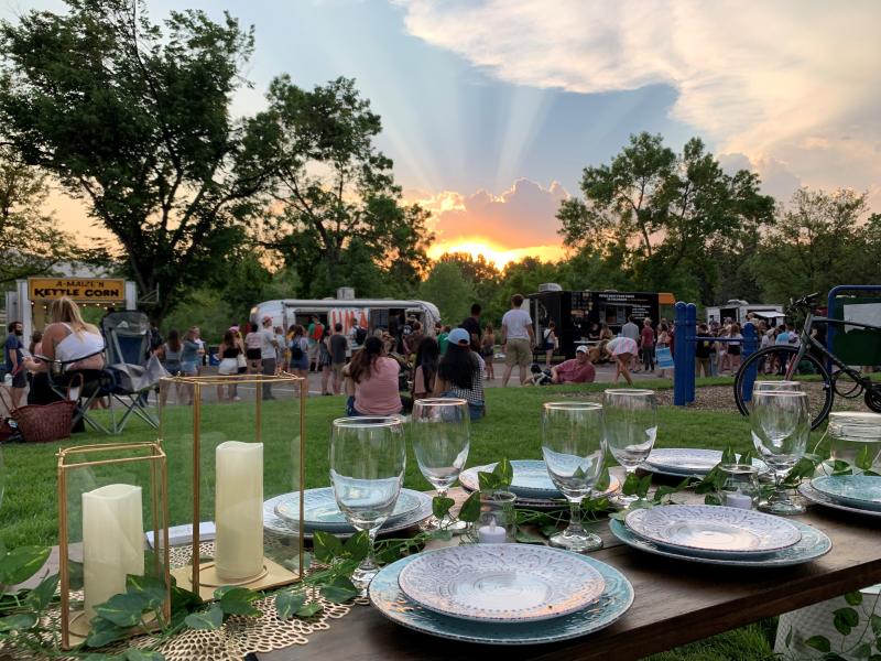People Enjoying NoCo Picnic In Fort Collins, CO