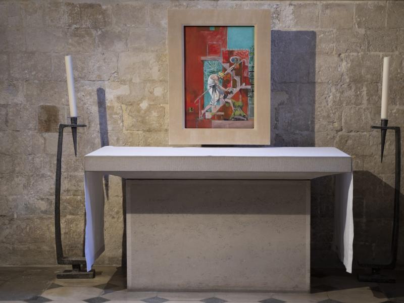 Noli Me Tangere, Graham Sutherland (1961) in Baptistery in Chichester Cathedral