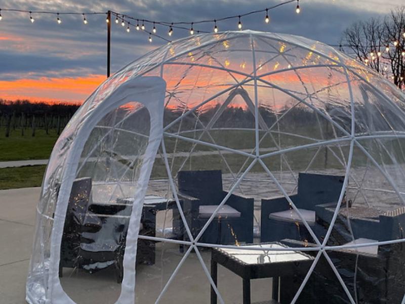 Igloos at Daniel's Vineyard