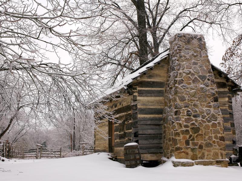 Lincoln Pioneer Village & Museum Winter