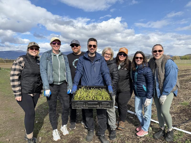Team K volunteering at Helen's Acres 2026