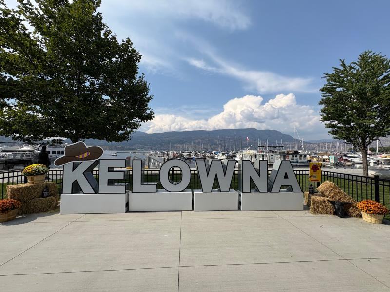 Country Music Week - Kelowna sign activation at KVC