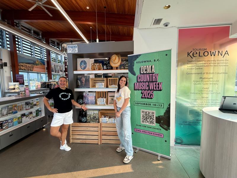 CVE team at the Kelowna Visitor Centre - Country Music Week