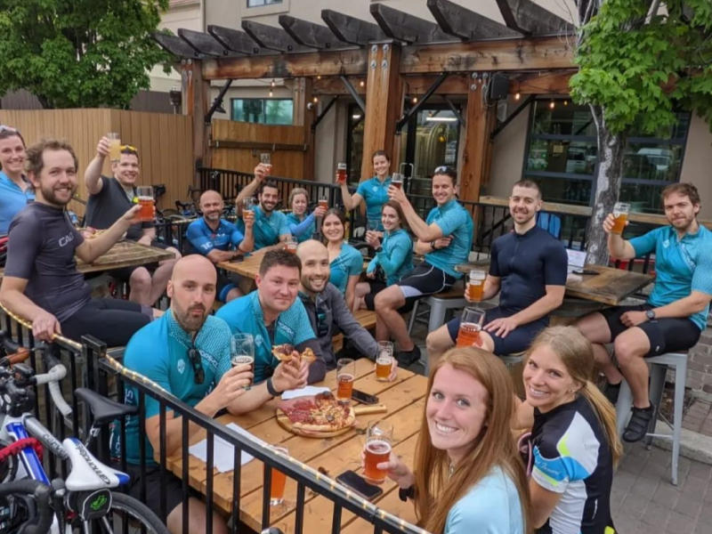 Hopsyclists at Kelowna Beer Institute