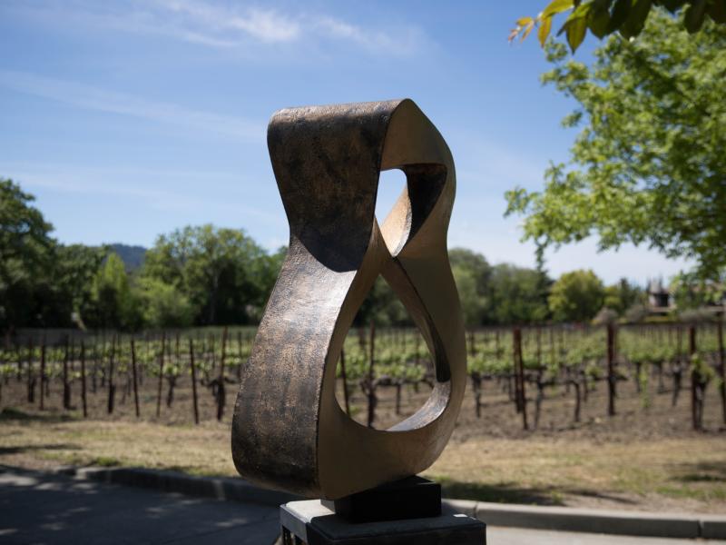 Experience an extensive collection of outdoor sculpture with the Yountville Art Walk