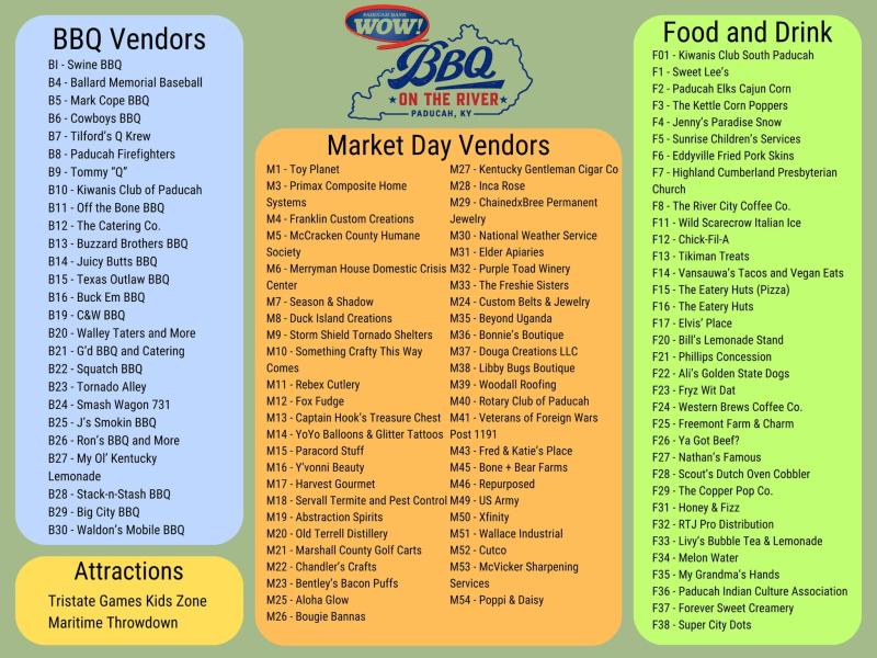 BBQOTR Vendor List 2026