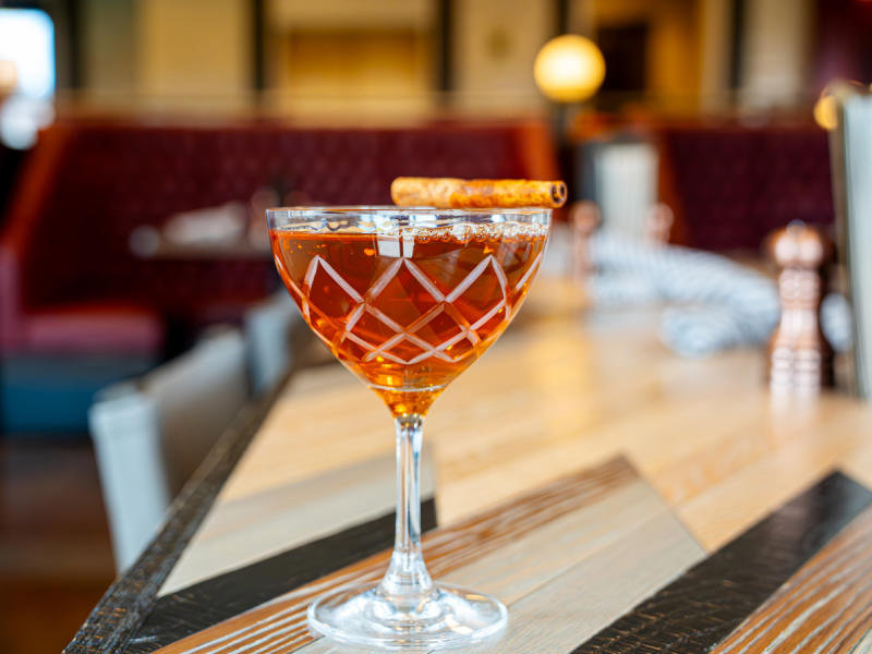 Gingerbread Manhattan at The Phoenician Tavern at The Phoenician