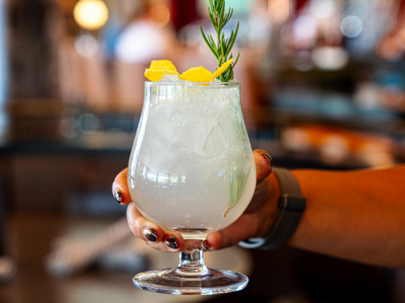 Rosemary Ginger Fizz at The Phoenician Tavern at The Phoenician