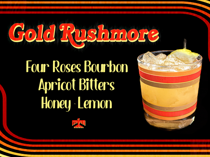 Gold Rushmore from Thunderbird Lounge