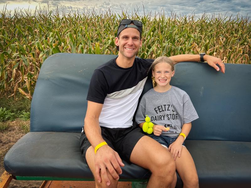 Explore 5.3 miles of corn maze at Feltz Family Dairy in Central Wisconsin this fall.