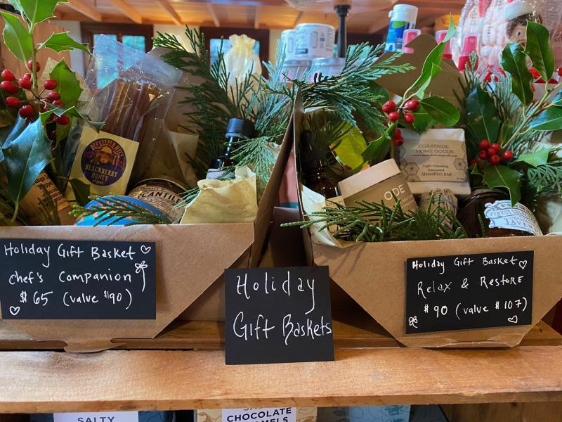 Holiday Gift Baskets at Loma Mar Store and Kitchen