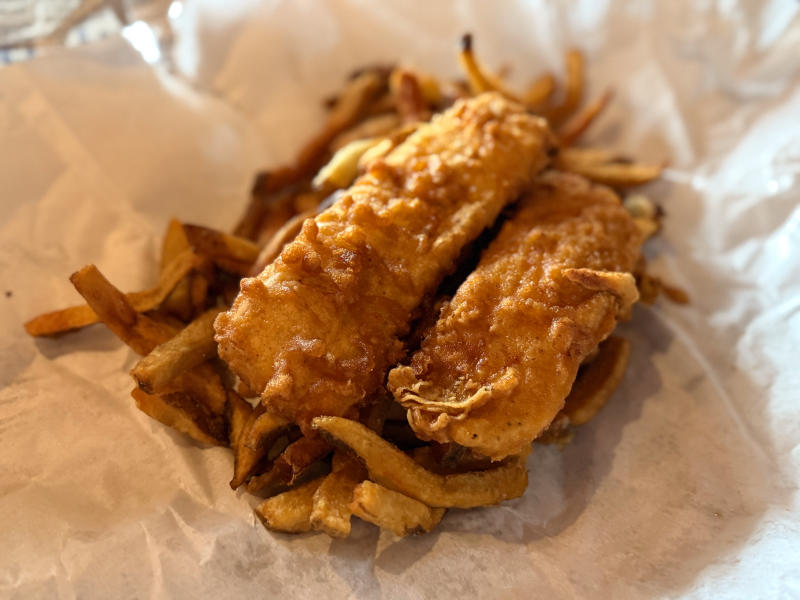 Fiddler's Hearth fish and chips
