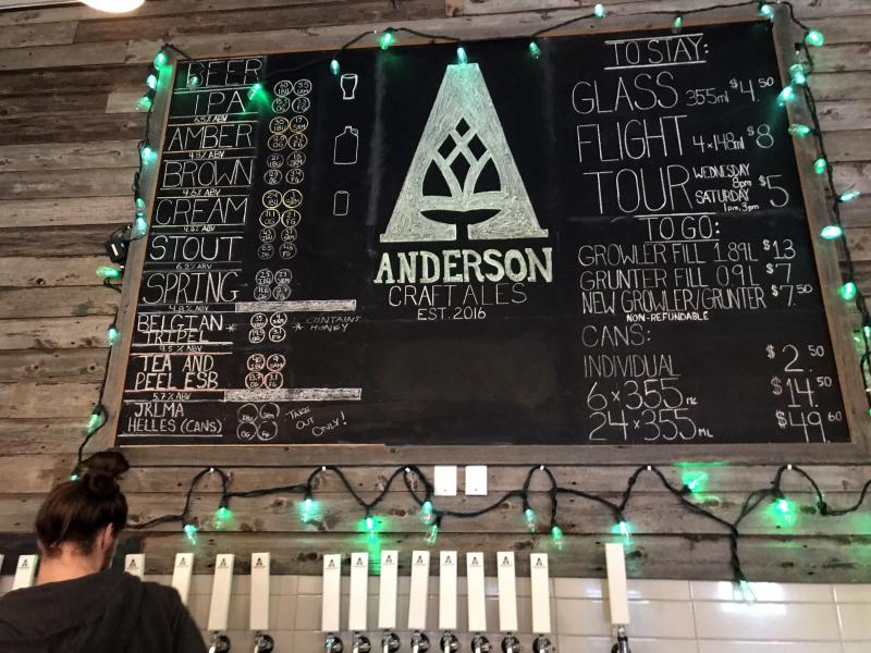 Anderson Ales storefront