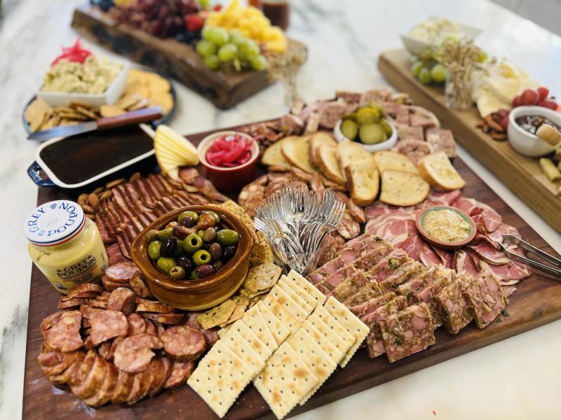 Charcuterie board by T-rey's Boudin and Specialty Meats