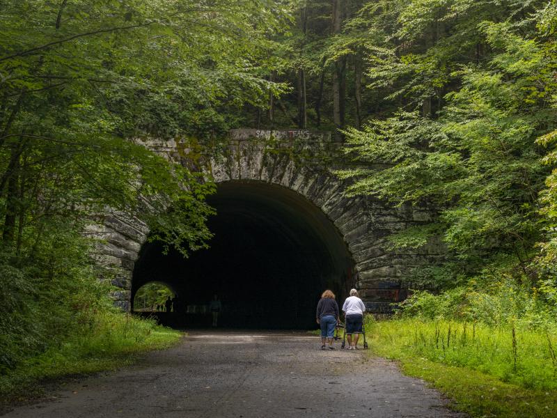 Road to Nowhere Tunnel Summer