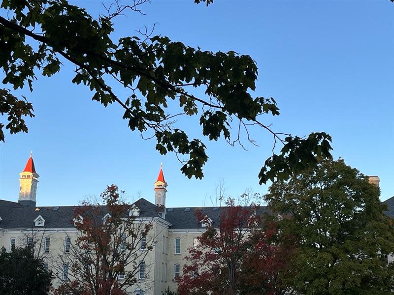 Fall color at the Village