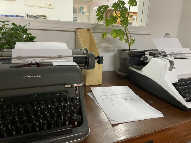 Typewriters at Birdhouse Books