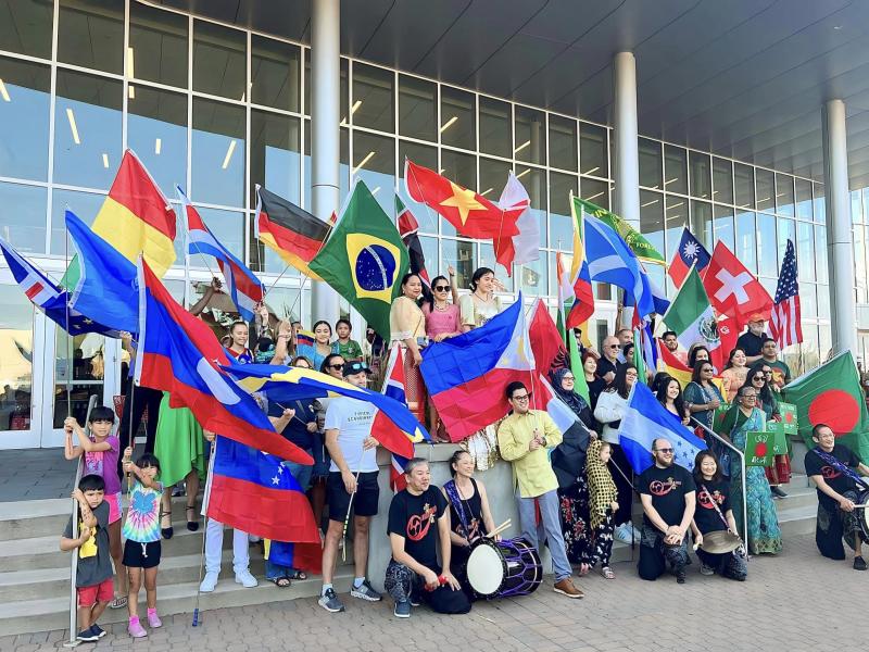 Holland CIvic Center Parade of Flags