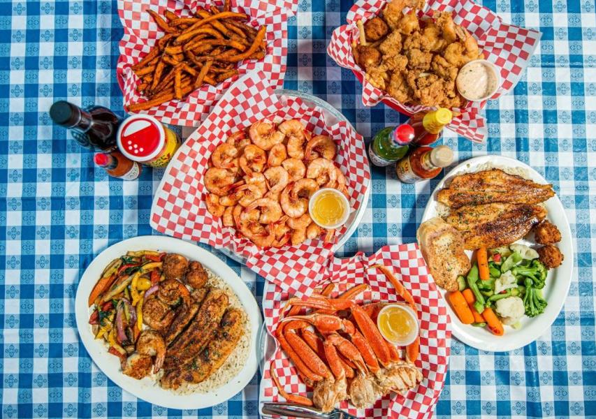 Photo of seafood platters from The Catch