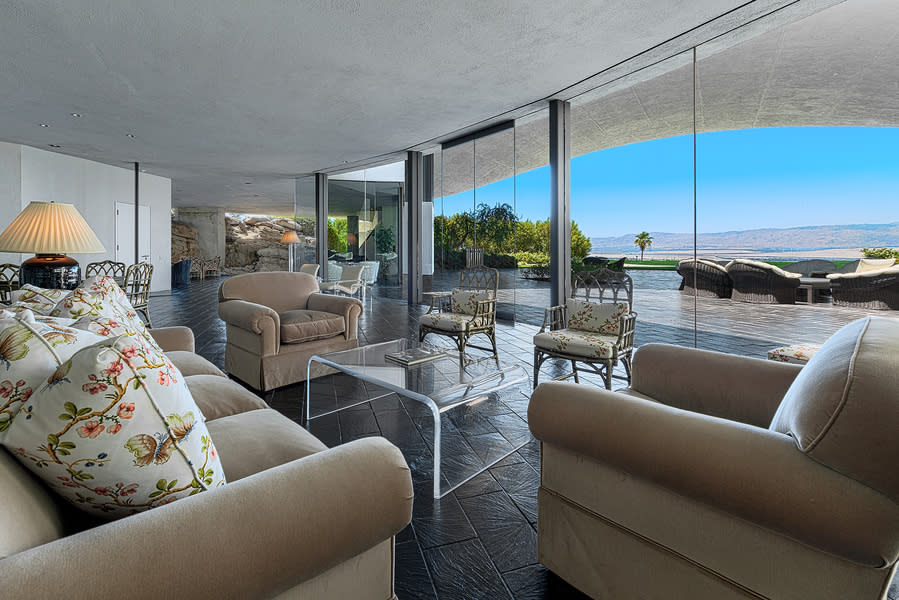Bob Hope House Living Room in Palm Springs
