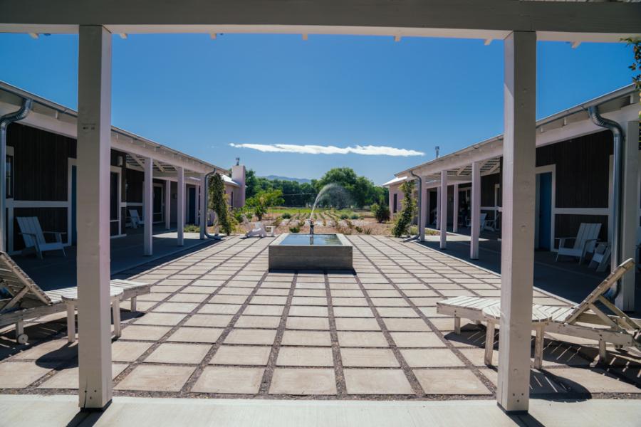 Courtyard at Los Poblanos