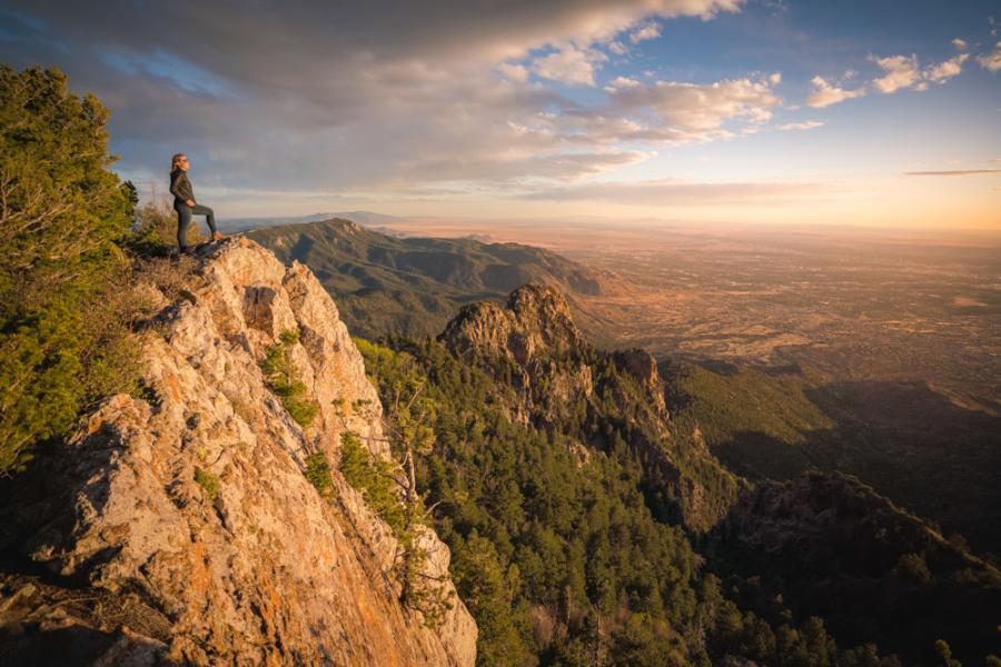 Hiking in the Sandia Mountains