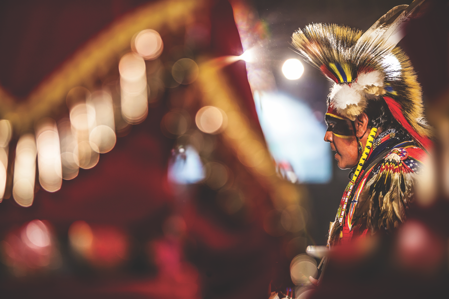 Native Dancer at Gathering of Nations in Albuquerque, NM