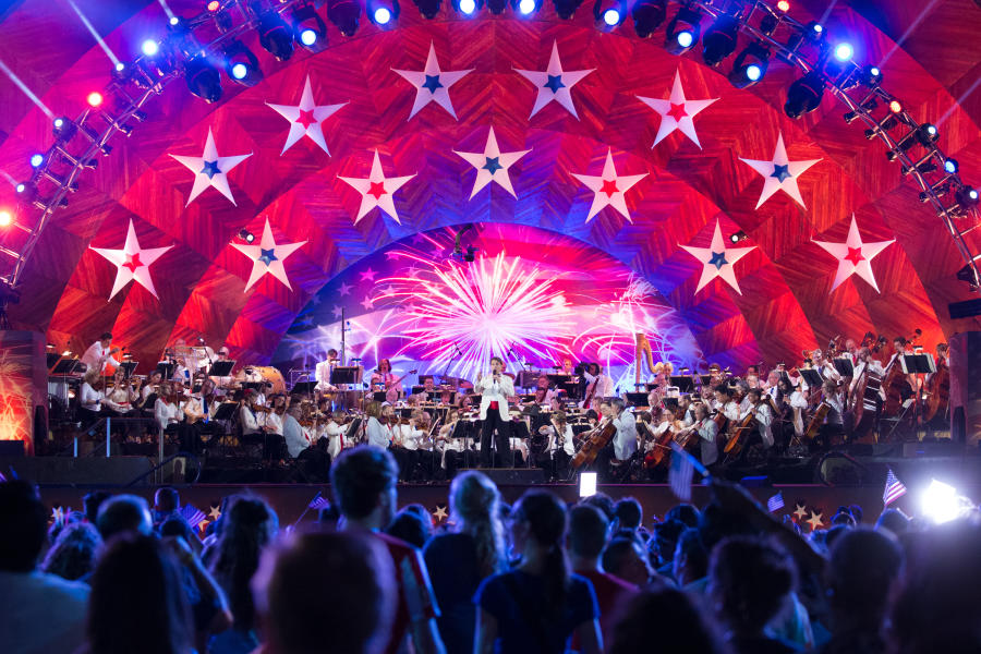 4th of July in Boston History, Concerts & Fireworks