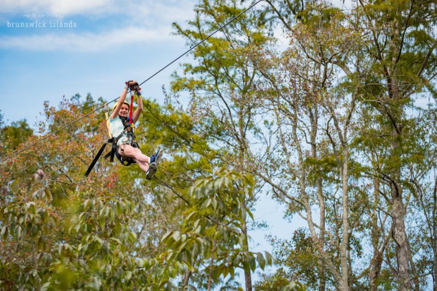 Zipline at The Swamp Park