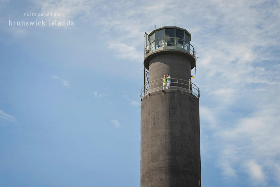 Oak Island Lighthouse on Caswell Beach