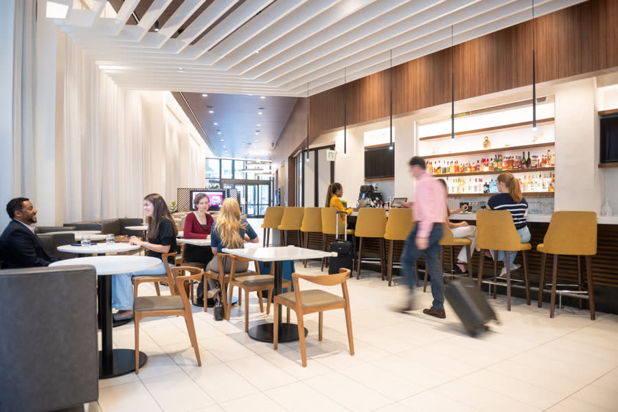 Hyatt Place Bar Dining Area with People